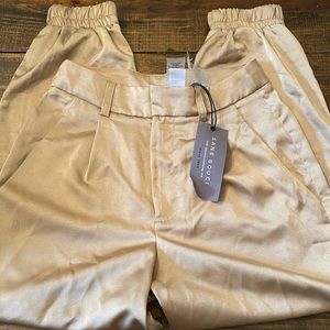 Sans Souci Silky Jogger Style Dress Pants Sm NWT